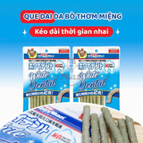  Snack cho chó Que gặm DoggyMan da bò sáp ong xoắn đôi sữa dê sạch răng thơm miệng 