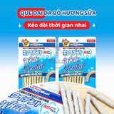  Snack cho chó Que gặm DoggyMan da bò sáp ong xoắn đôi sữa dê sạch răng thơm miệng 