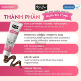  Gel dinh dưỡng cho mèo Kitcat hỗ trợ tiêu búi lông, tiết niệu và tăng cân Tuýp 120gr 