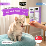  Gel dinh dưỡng cho mèo Kitcat hỗ trợ tiêu búi lông, tiết niệu và tăng cân Tuýp 120gr 