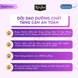  Gel dinh dưỡng cho mèo Kitcat hỗ trợ tiêu búi lông, tiết niệu và tăng cân Tuýp 120gr 