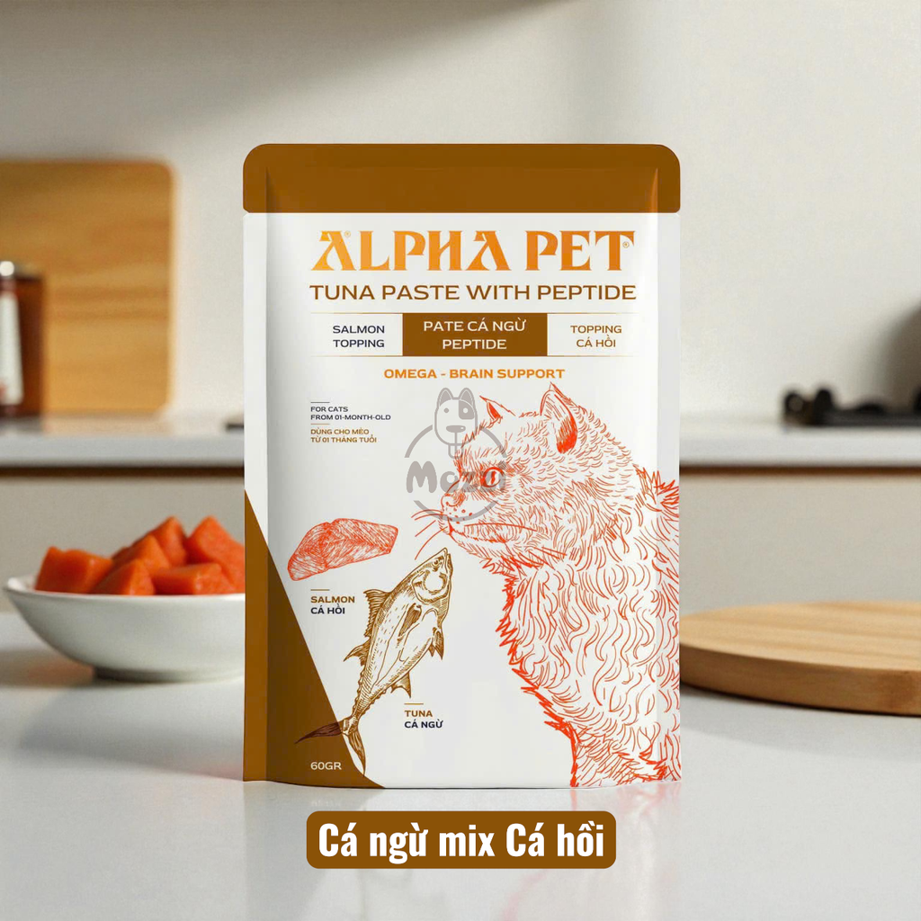 Pate cho mèo Alpha Pet Pate cá ngừ