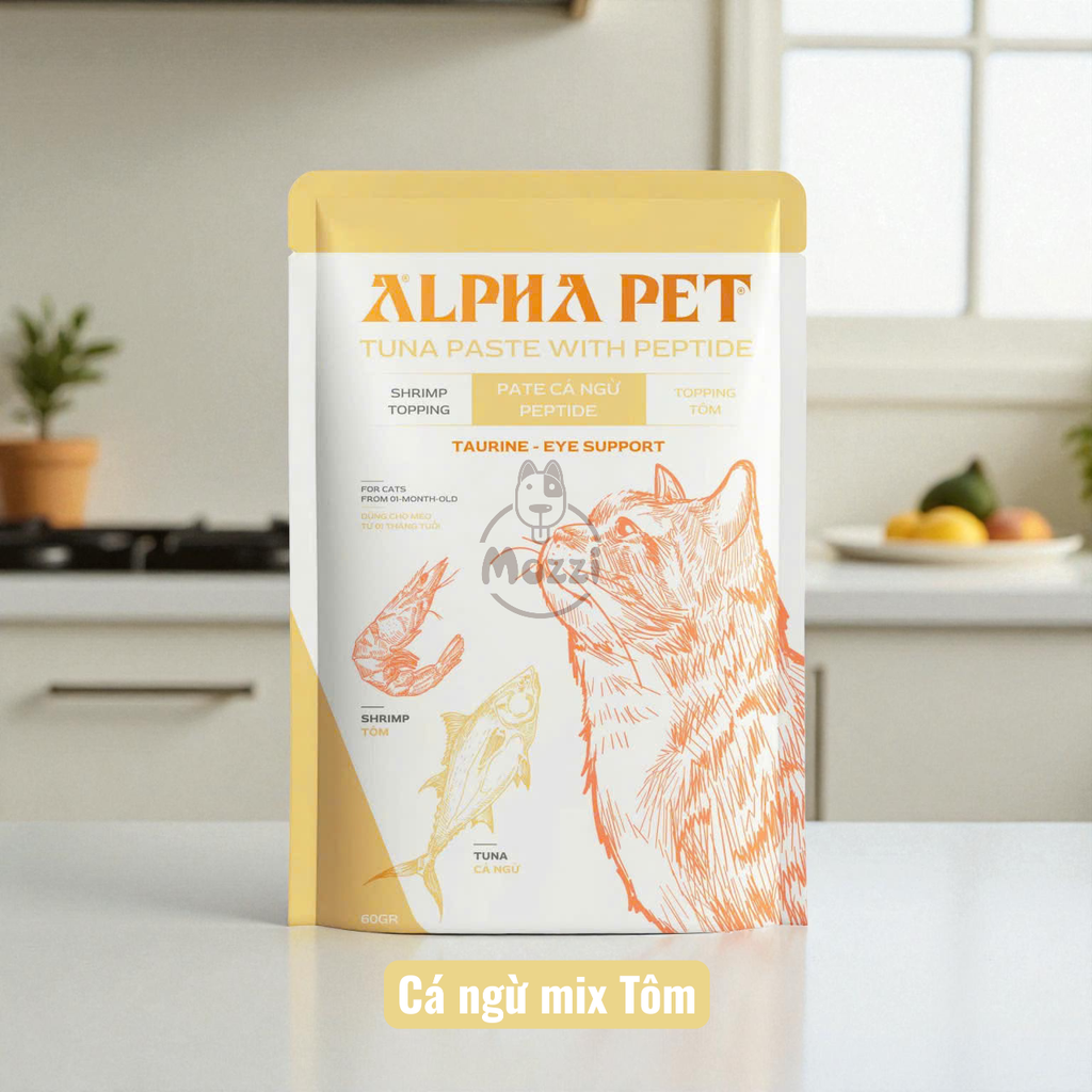 Pate cho mèo Alpha Pet Pate cá ngừ