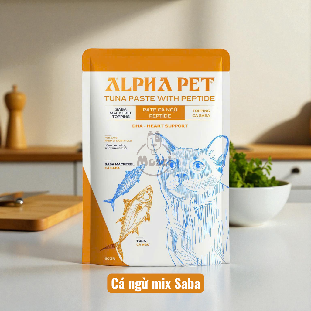 Pate cho mèo Alpha Pet Pate cá ngừ