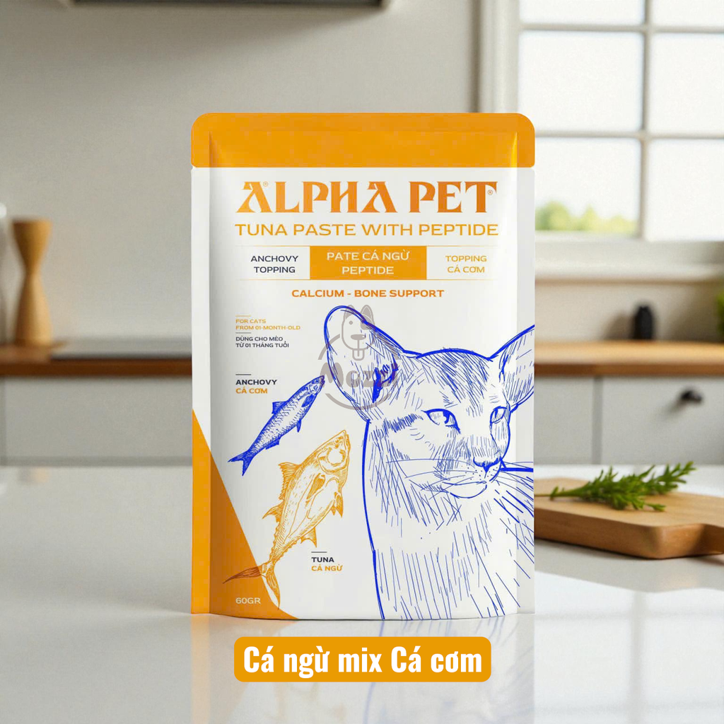 Pate cho mèo Alpha Pet Pate cá ngừ