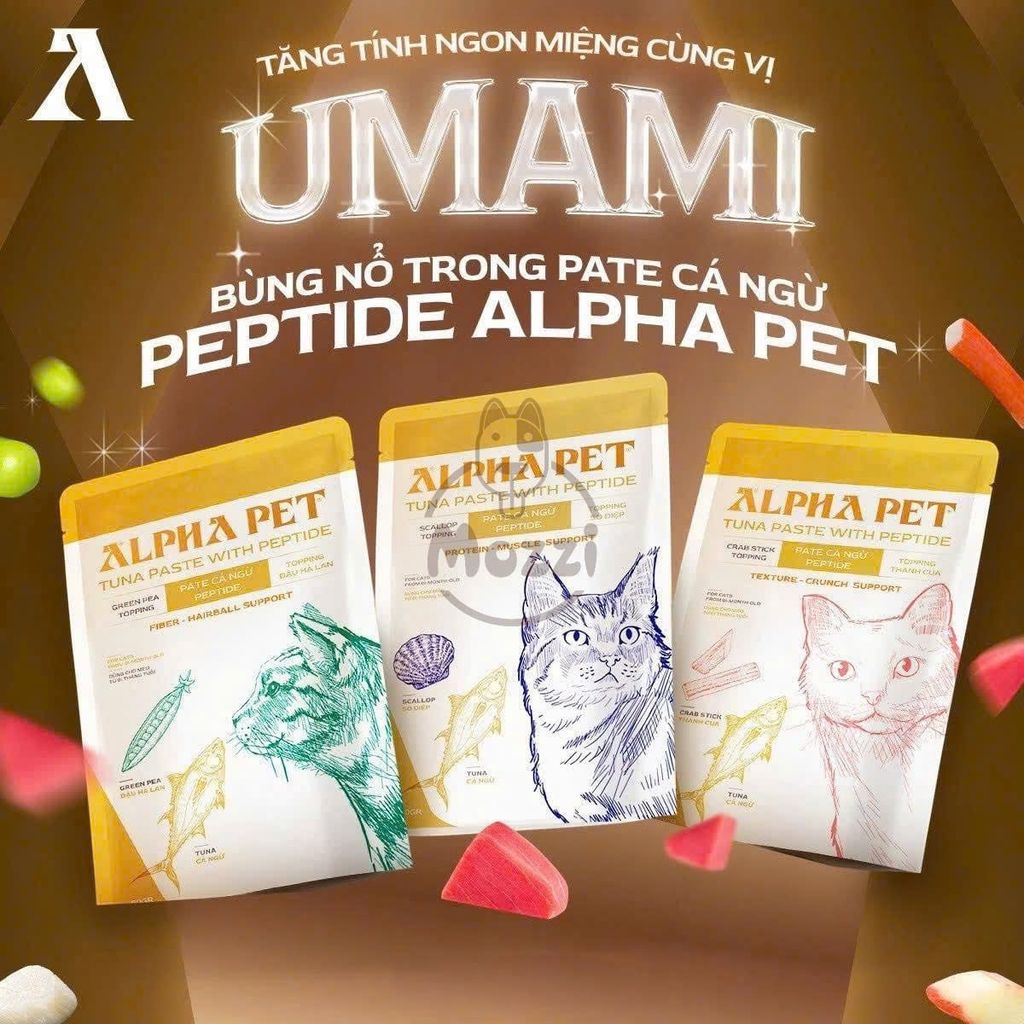 Pate cho mèo Alpha Pet Pate cá ngừ