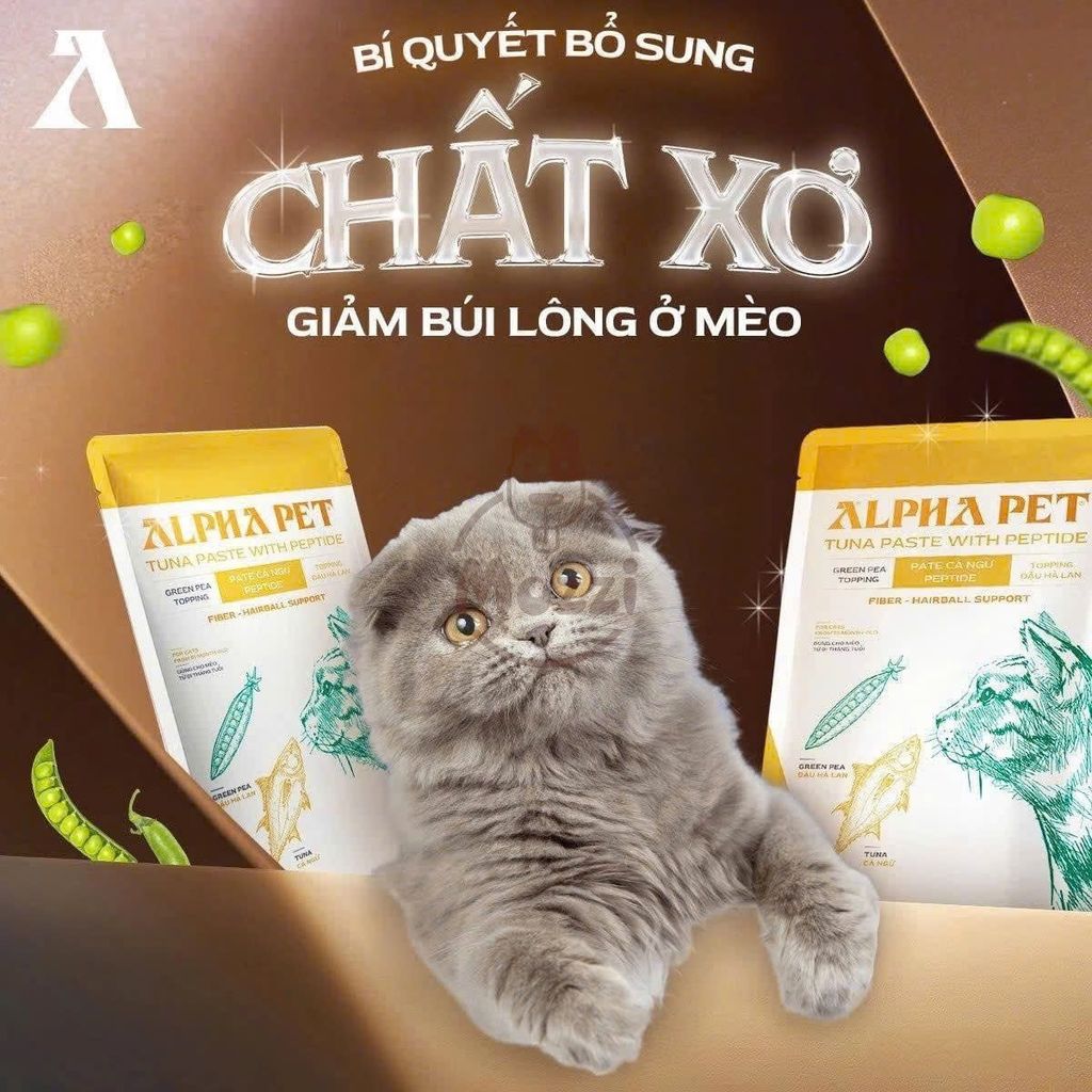 Pate cho mèo Alpha Pet Pate cá ngừ