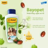  Sữa tắm chó mèo Bayer Bayopet mượt lông và ngăn ngừa xơ rối 275ml exp T3/2026 