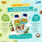  Sữa tắm chó mèo Bayer Bayopet mượt lông và ngăn ngừa xơ rối 275ml exp T3/2026 