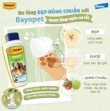  Sữa tắm chó mèo Bayer Bayopet mượt lông và ngăn ngừa xơ rối 275ml exp T3/2026 