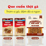  Snack cho chó Xương Que cuốn thịt gà Doggyman 