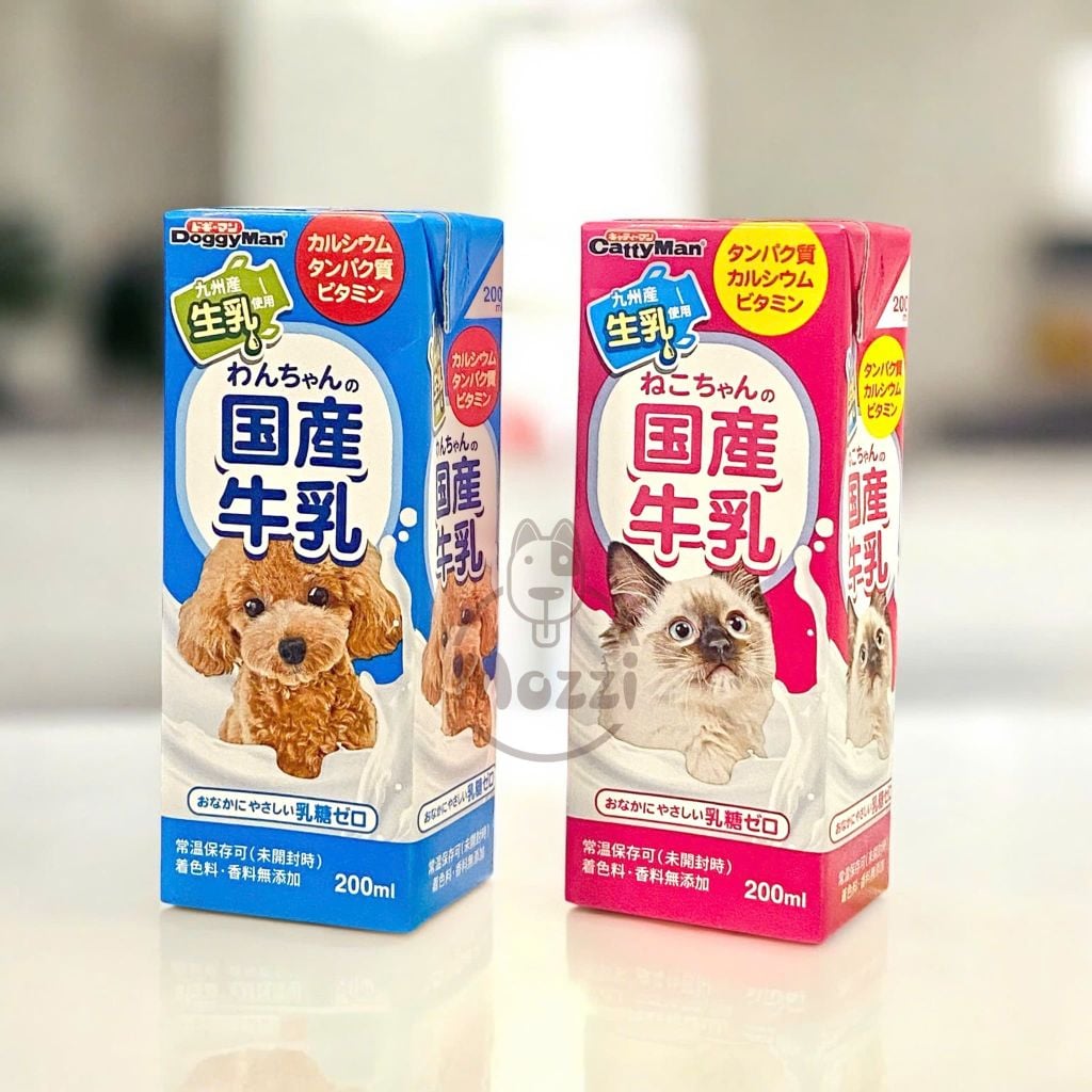 Sữa tươi cho chó mèo Doggyman Cattyman Hộp 200ml