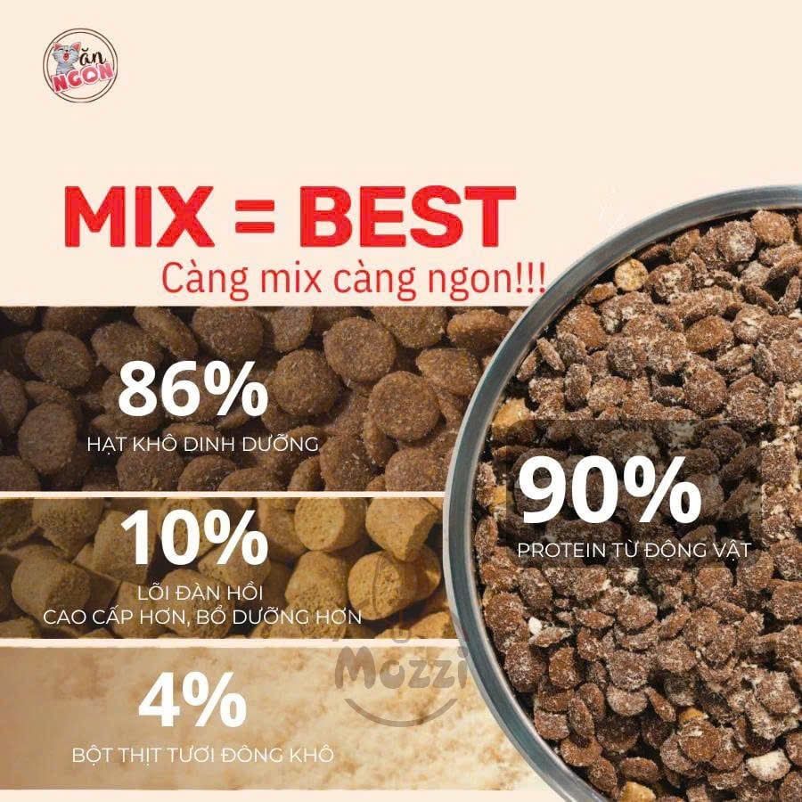 [Bịch 1.5kg] Hạt cho mèo Cature Easy Farm kèm Topping