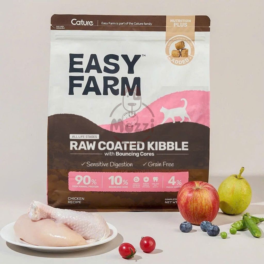 [Bịch 1.5kg] Hạt cho mèo Cature Easy Farm kèm Topping