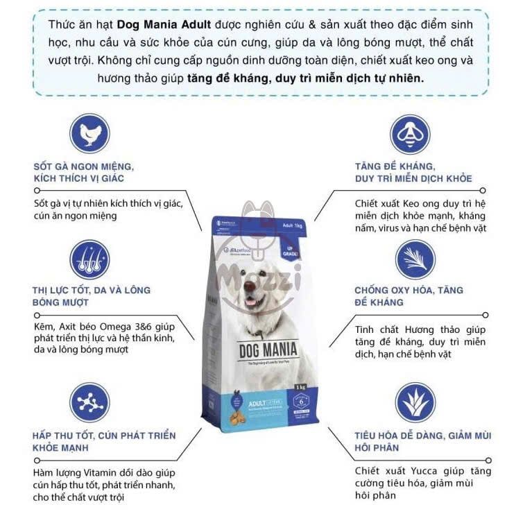 Thức ăn hạt cho chó Dog Mania