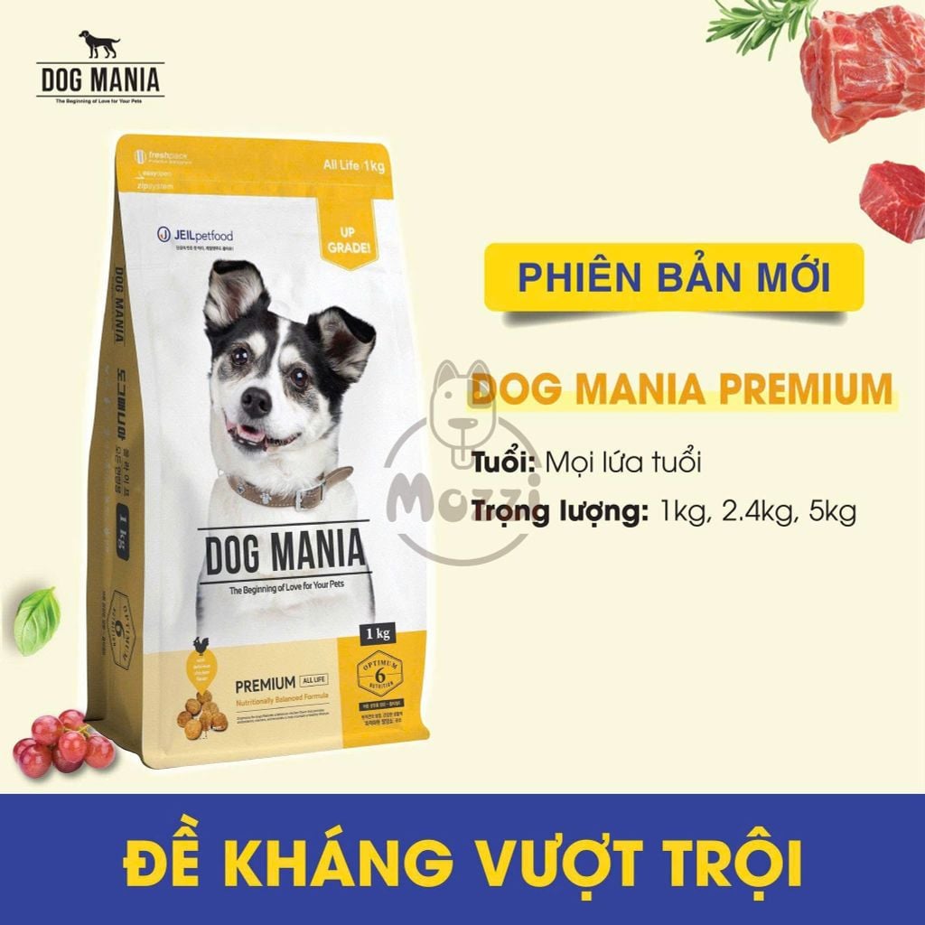 Thức ăn hạt cho chó Dog Mania