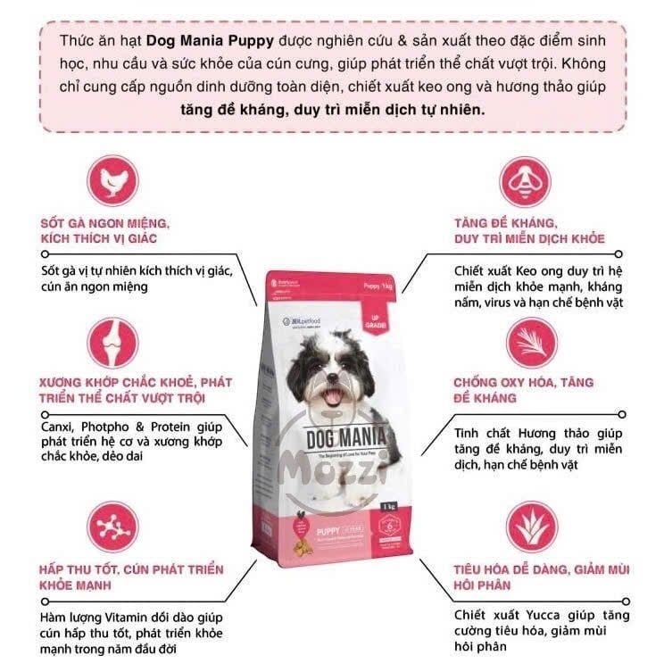 Thức ăn hạt cho chó Dog Mania