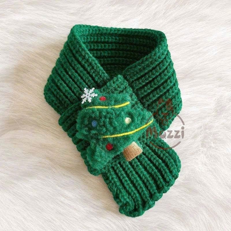 Phụ kiện Khăn len Nón noel cho chó mèo