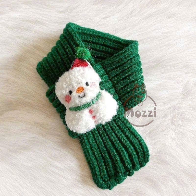 Phụ kiện Khăn len Nón noel cho chó mèo