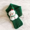 Phụ kiện Khăn len Nón noel cho chó mèo