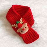  Phụ kiện Khăn len Nón noel cho chó mèo 