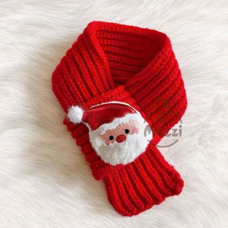 Phụ kiện Khăn len Nón noel cho chó mèo