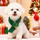  Phụ kiện Khăn len Nón noel cho chó mèo 