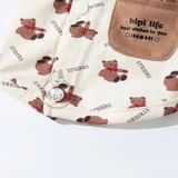  Áo Hipi Life Striers có túi tai thỏ nâu cho chó mèo 