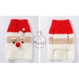  Áo bông Noel Ông già Santa mũi đỏ cho chó mèo 