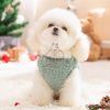 Áo bông Cardigan Noel nút bấm có túi khoen dắt cho chó mèo