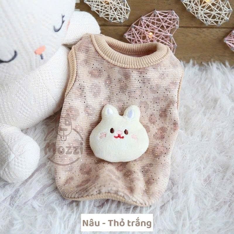 Áo VẢI mini size thú nổi Petstyle cho chó mèo nhỏ