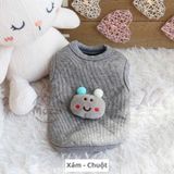  Áo VẢI mini size thú nổi Petstyle cho chó mèo nhỏ 