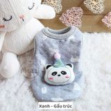  Áo VẢI mini size thú nổi Petstyle cho chó mèo nhỏ 