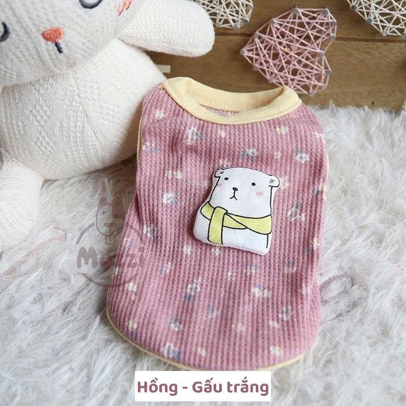 Áo VẢI mini size thú nổi Petstyle cho chó mèo nhỏ