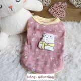  Áo VẢI mini size thú nổi Petstyle cho chó mèo nhỏ 