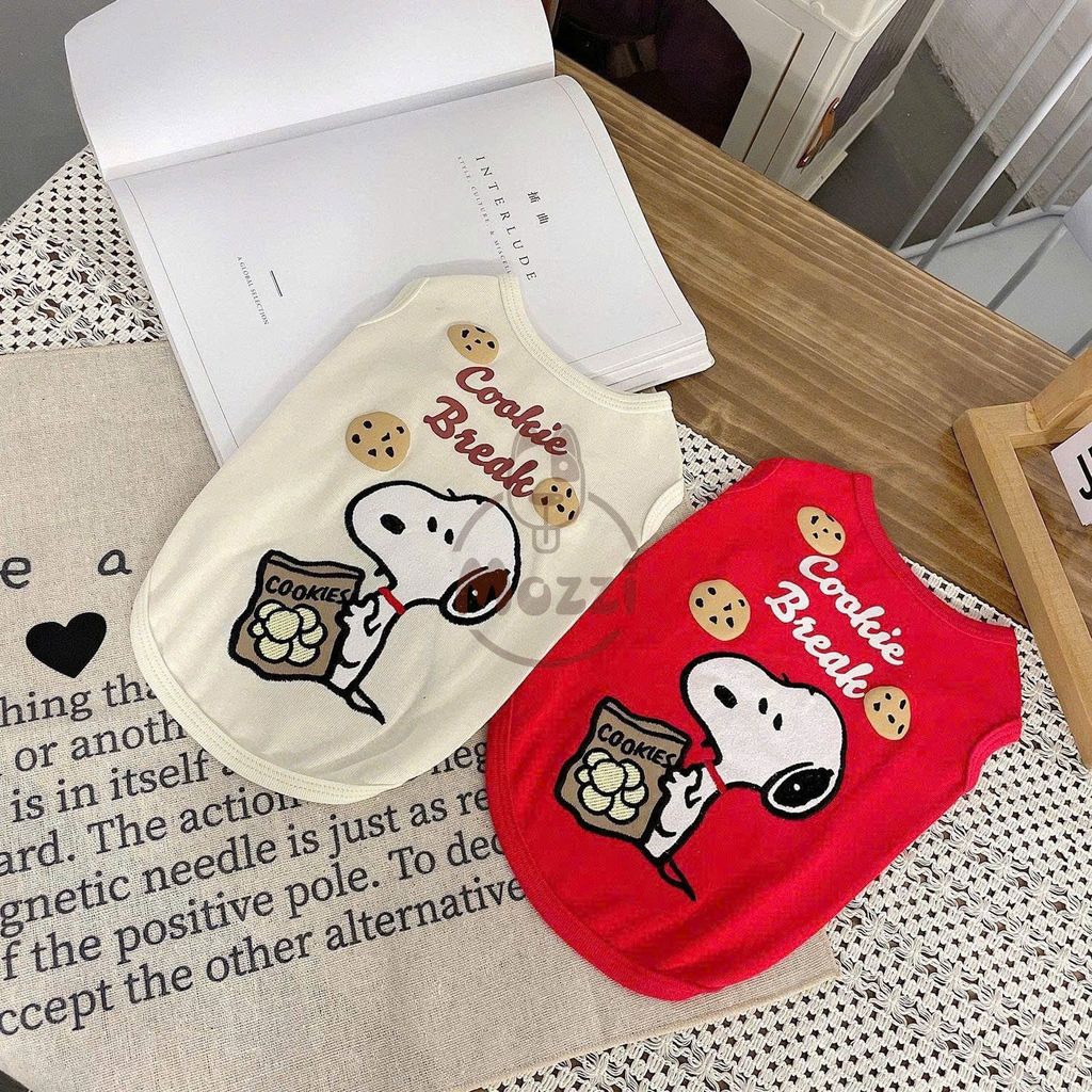 Áo ba lỗ Cookie Break cho chó mèo