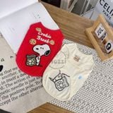  Áo ba lỗ Cookie Break cho chó mèo 