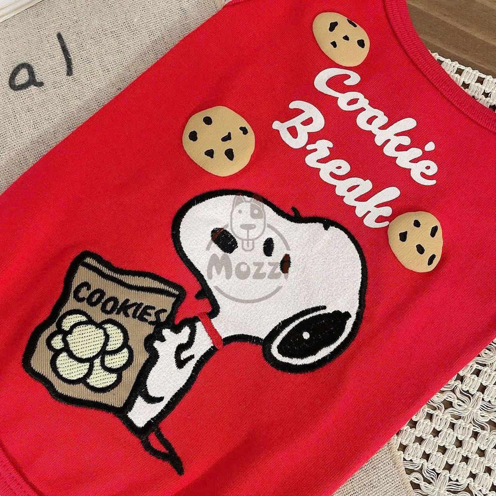 Áo ba lỗ Cookie Break cho chó mèo
