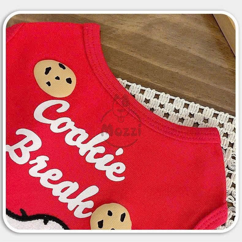 Áo ba lỗ Cookie Break cho chó mèo