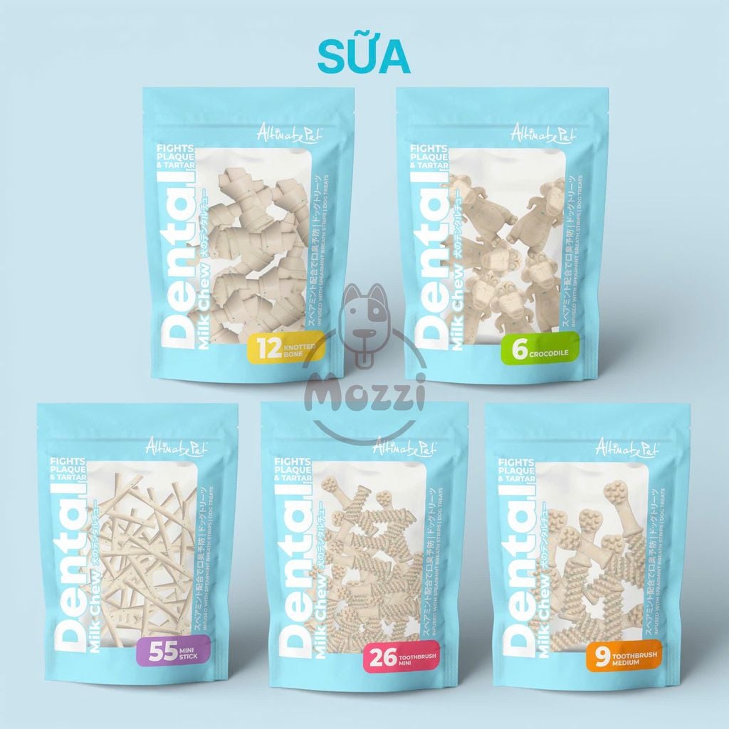 Snack cho chó Xương gặm sạch răng thơm miệng Dental Chews Altimate Pet
