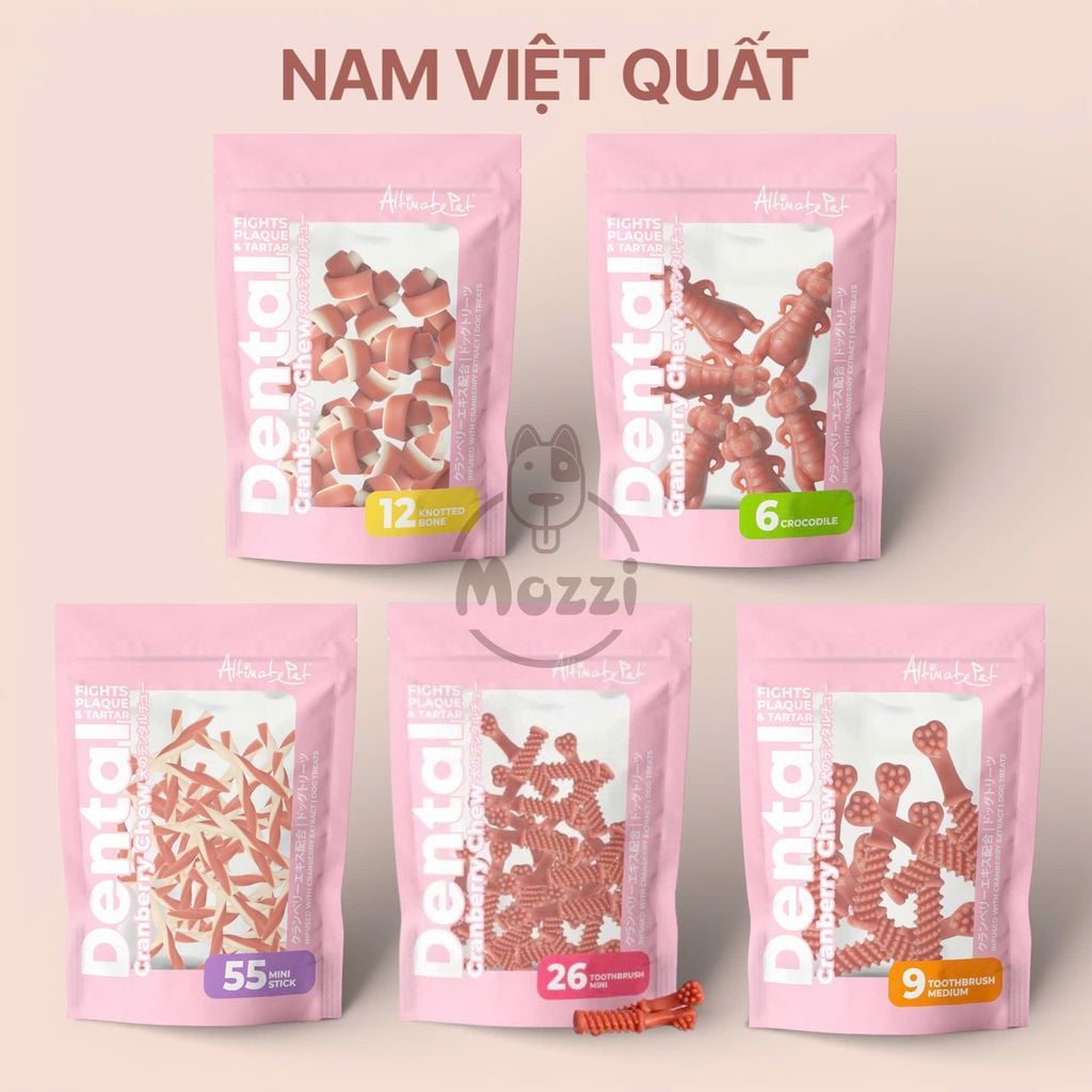 Snack cho chó Xương gặm sạch răng thơm miệng Dental Chews Altimate Pet
