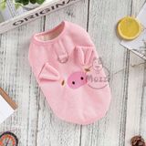  Áo 3 lỗ vải tổ ong có khoen dắt cho chó mèo 