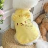 Áo 3 lỗ vải tổ ong có khoen dắt cho chó mèo