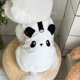  Áo 3 lỗ vải tổ ong có khoen dắt cho chó mèo 