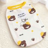  Áo 3 lỗ Blue ime có khoen dắt cho chó mèo 