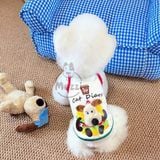  Áo 2 dây Cat Diary hình nổi cho chó mèo 