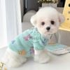 Áo bông ấm có tay kèm khoen dắt cho chó mèo