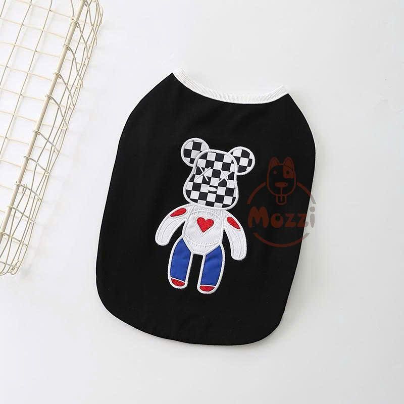 Áo 3 lỗ gấu Teddy cho chó mèo