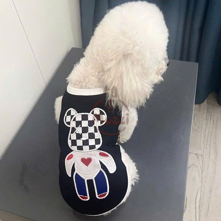 Áo 3 lỗ gấu Teddy cho chó mèo