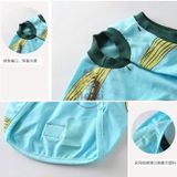  Áo 3 lỗ quả chuối có khoen dắt cho chó mèo 